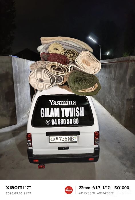 Gilam Yuvish Yasmina 
1.  Мижознинг ма