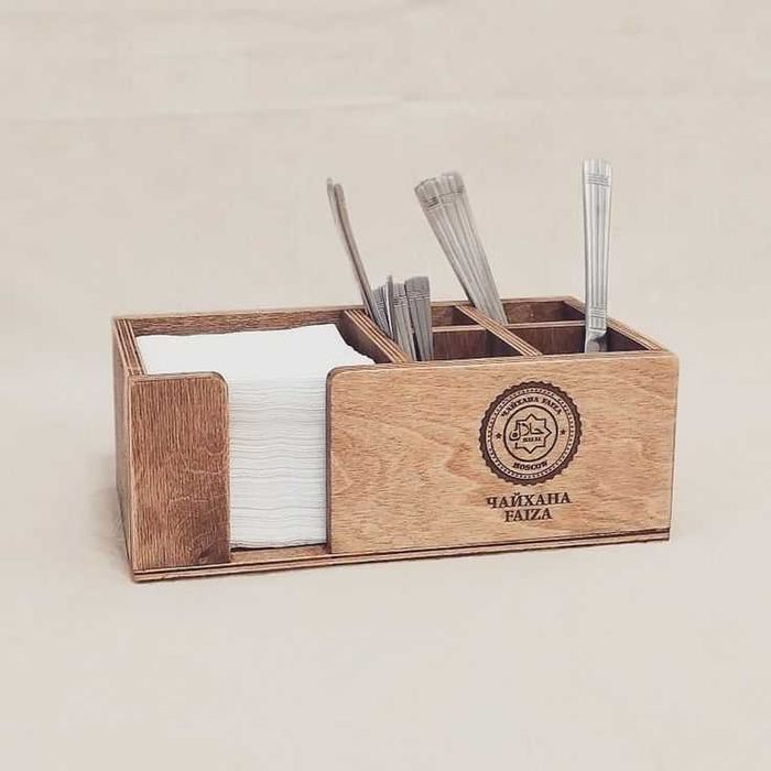 Салфетница, диспенсер, минажница, для специй в кафе и рестораны с лого