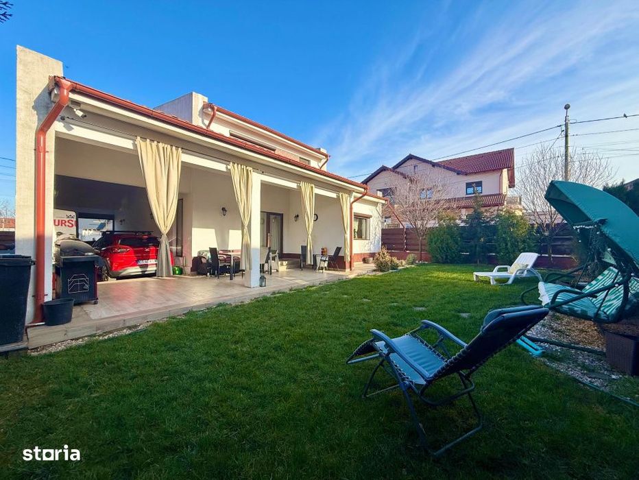 Casa moderna cu 4 camere, garaj 3 masini, curte amenajata – Valu lui