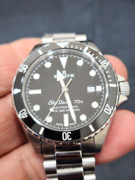 Часовник Edox Sky Diver 70s