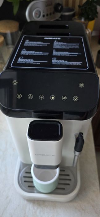 Aparat de cafea, Espressor automatic, digital, cu rasnita, CREATE