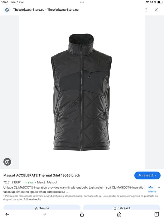 Vesta Mascot Accelerate mărime L