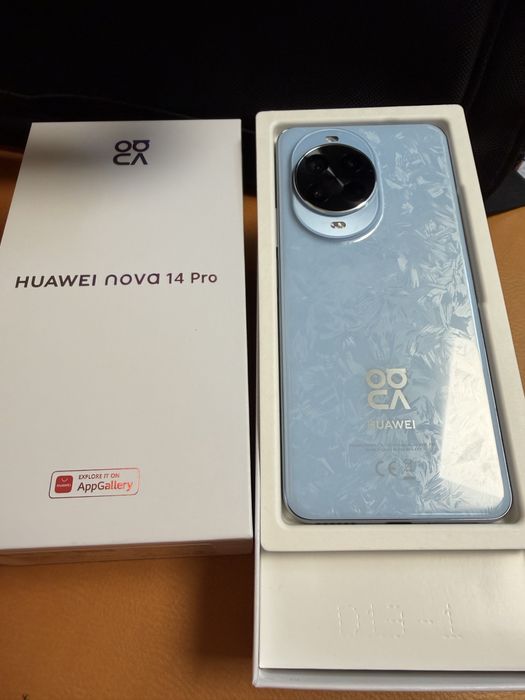 Huawei Nova 14 pro /ROM 512 GB /RAM 12GB Cristal Blue чисто нов