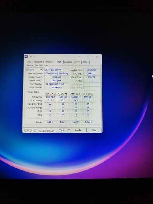 Memorie laptop Kingston Fury Impact 32 GB 3200 MHz CL20 DDR4