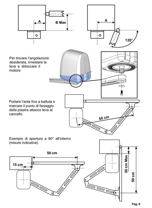 Автоматика за врати с крила на панти VDS IBIS
