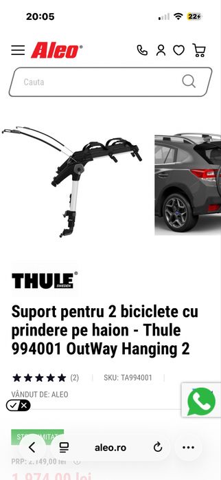 Vand suport bicicleta