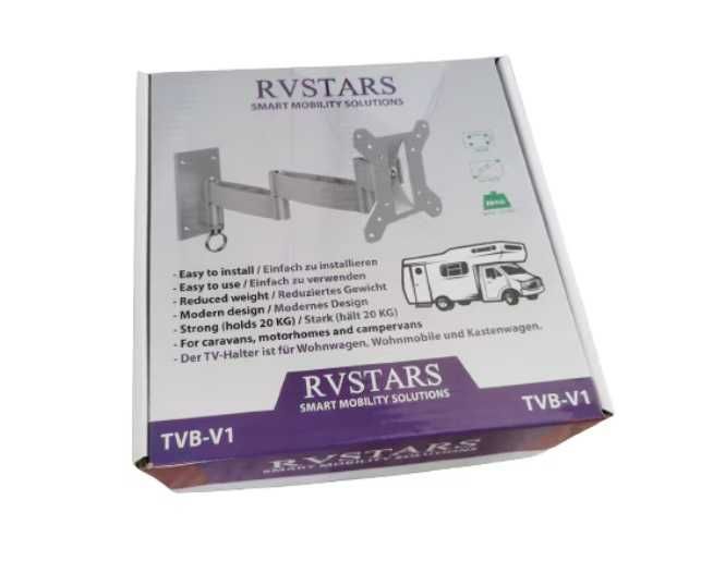 Suport TV Camper,Autorulote si Rulote, TV  DIAGONALA 22"-28" RVSTARS