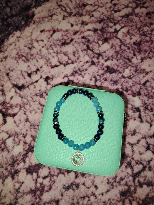 Гривна с Аквамарин, Лапиз лазули и тигрово око