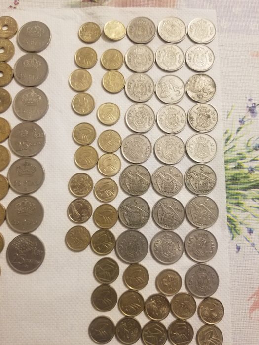 Monede spaniole pesetas