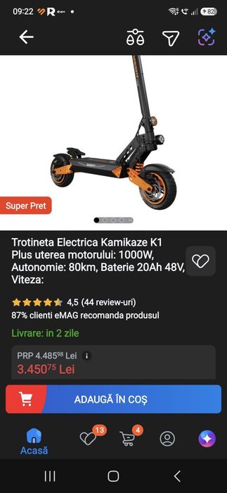 Vânzare trotinetă