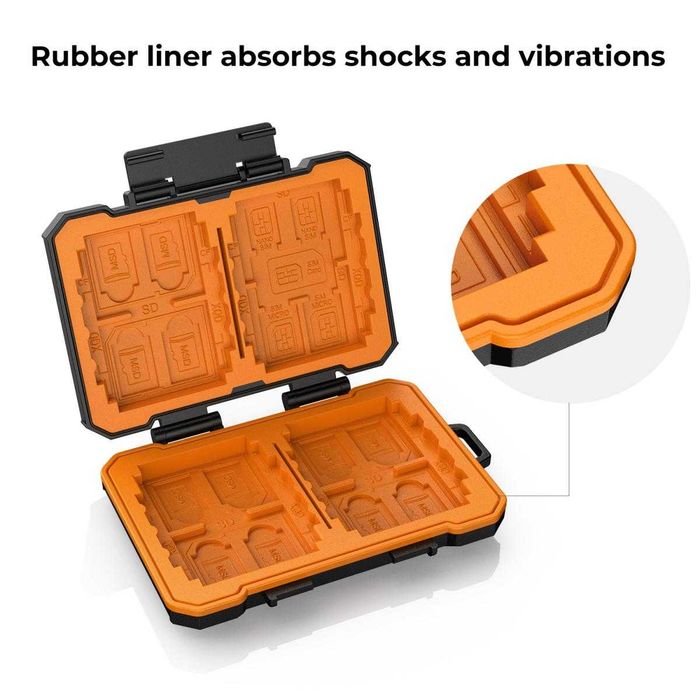 K&F Concept ударо и водоустойчив калъф за 29 карти памет