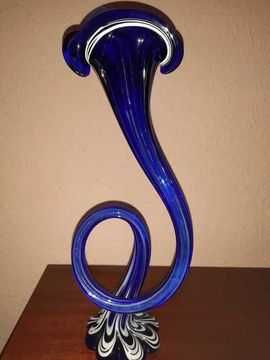 Захарница  калиево стъкло, ваза, чиниия Royal albert