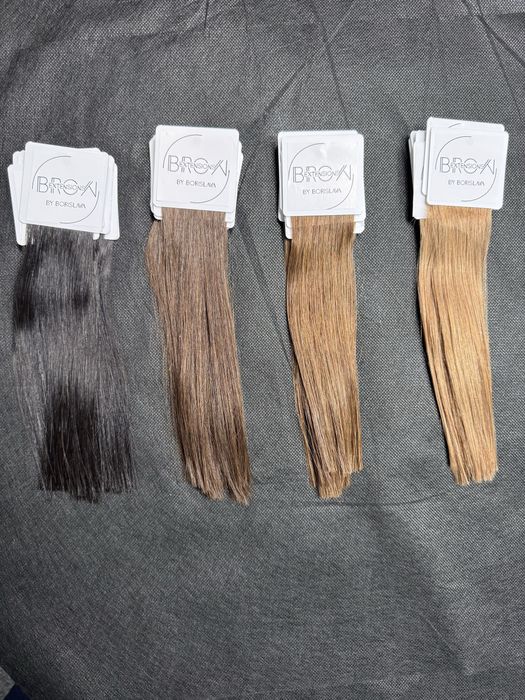 Професионални екстеншъни за вежди – 100% естествена човешка коса