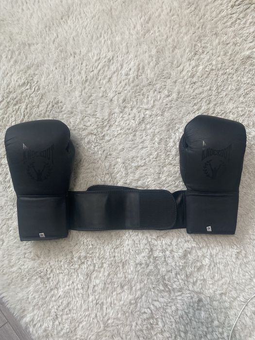 Mǎnuşi box Knockout piele naturala 10oz