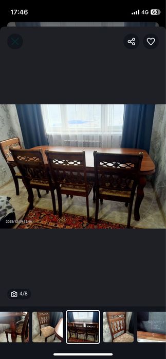 Деревянный стол качественный