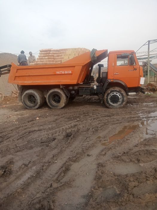 Kamaz dastavka Klenes sheben Chinoz qum gʻisht tokent shahar viloyat