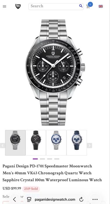 Vand ceas Pagani Design 1701 V3