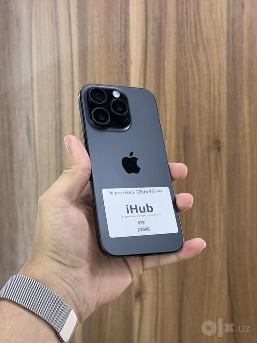 iPhone 16 Pro Black 128gb 94% k+
