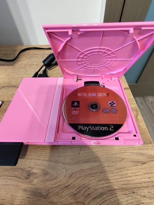 Plasystation 2 slim PINK (ps2 slim roz)