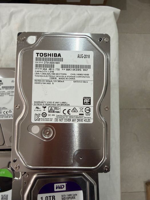 Хард Дискове цена на брой 40€