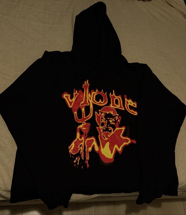 Vlone Authentic Devil Spit End Hoodie / Vlone Оригинален Суичър   Размер L