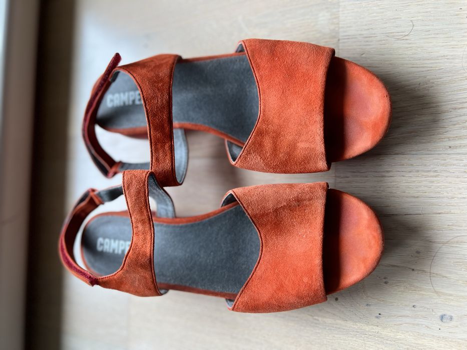 Sandale Camper 40, piele intoarsa, transport gratuit