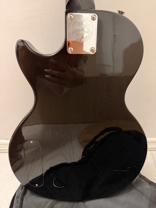 Chitară electrică Baldwin Epoch Les Paul, neagră, cu husă originală