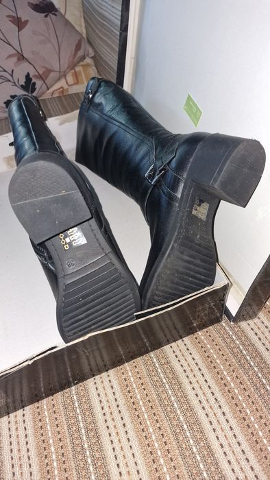 Cizme lungi piele nr.38