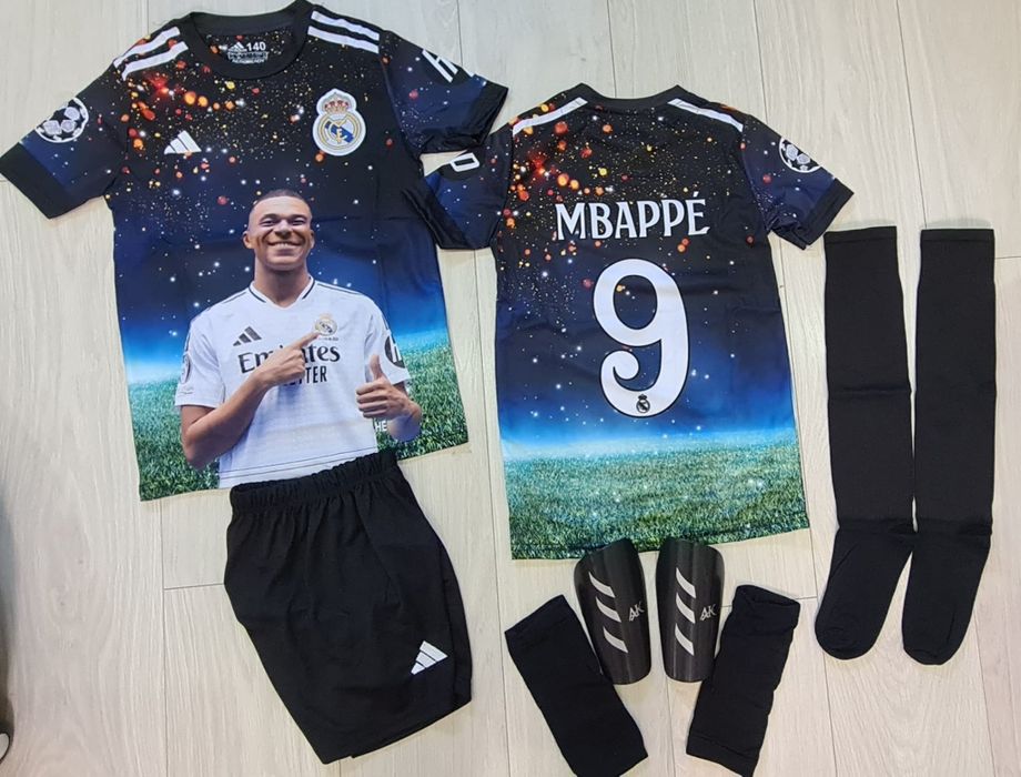Echipamente fotbal copii 4/14ani ,Mbappe,Real Madrid