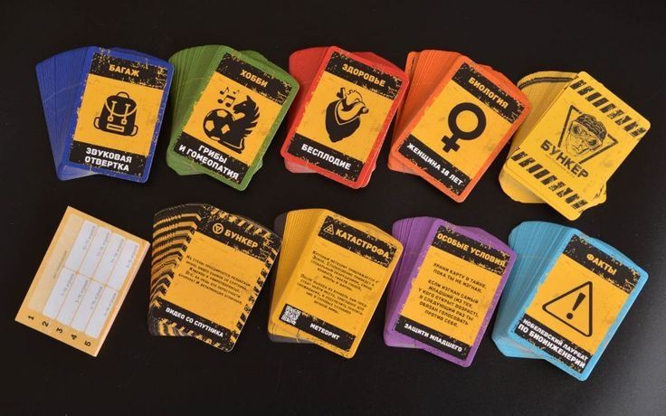 Настолная игра Бункер