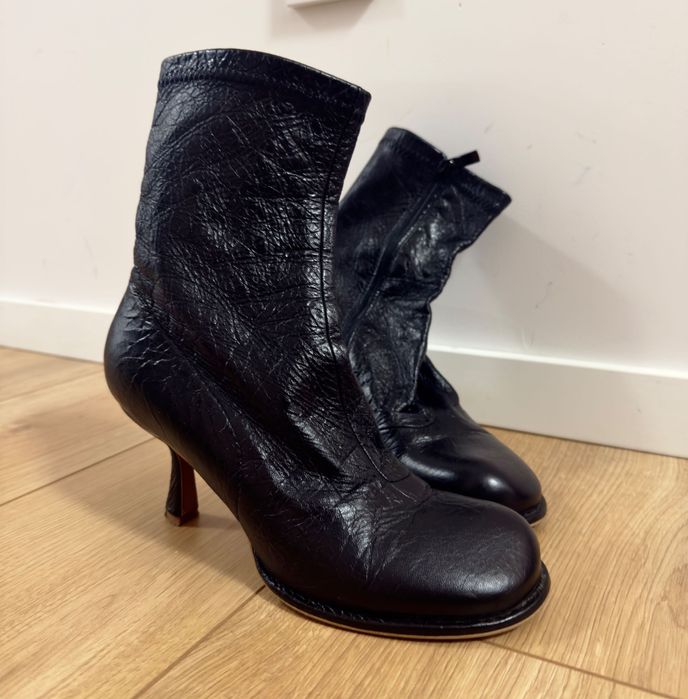 Кожени боти Kacharovska – естествена кожа, размер 39