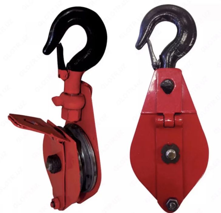 Грузовой крюк с роликом