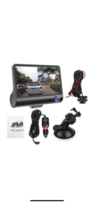 Cameră auto , Marșarier , HD , Camera Interior , Fața+spate Led tripla