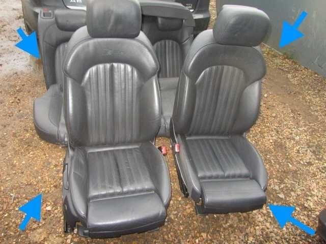 Interior scaune fata + bancheta spate napa S-Line Audi A6 4G/C7