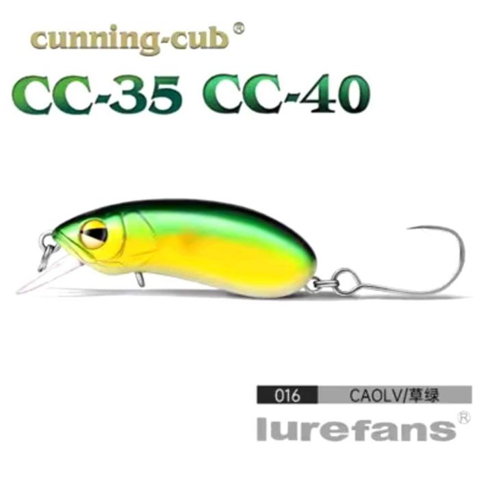 Воблери Lurefans CC35,  3.5sm 3gr за кефал, распер, бас и пъстърва