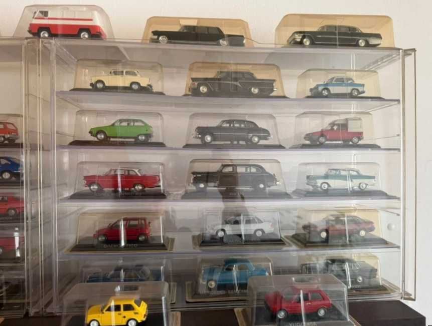 Colectie completa Masini de Legenda – 84 modele + reviste + vitrine