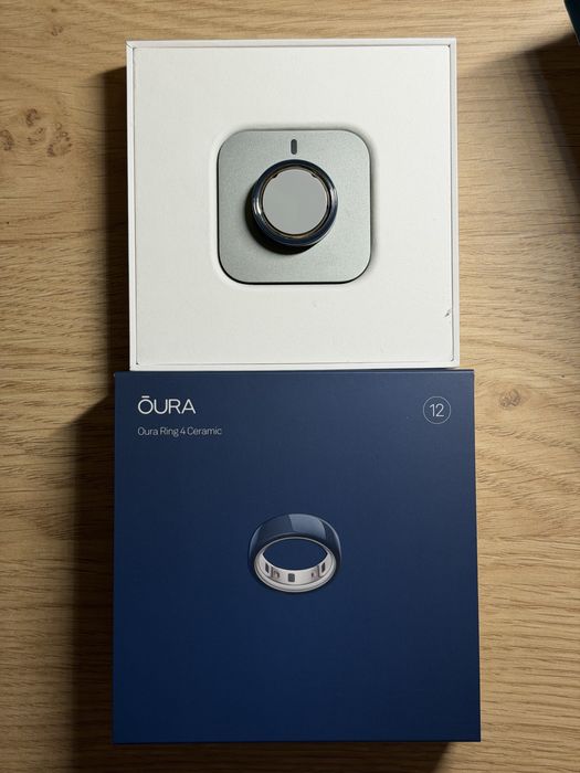 Oura Ring 4 Ceramic, size 12