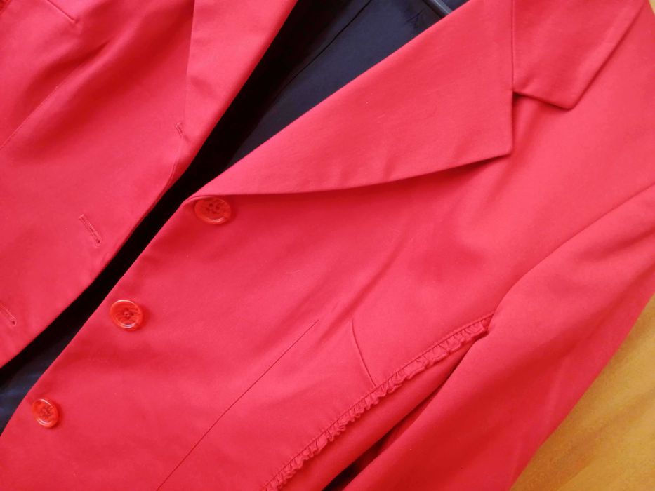 Червено сако , спортно-елегантно сако Betty Barclay , размер L