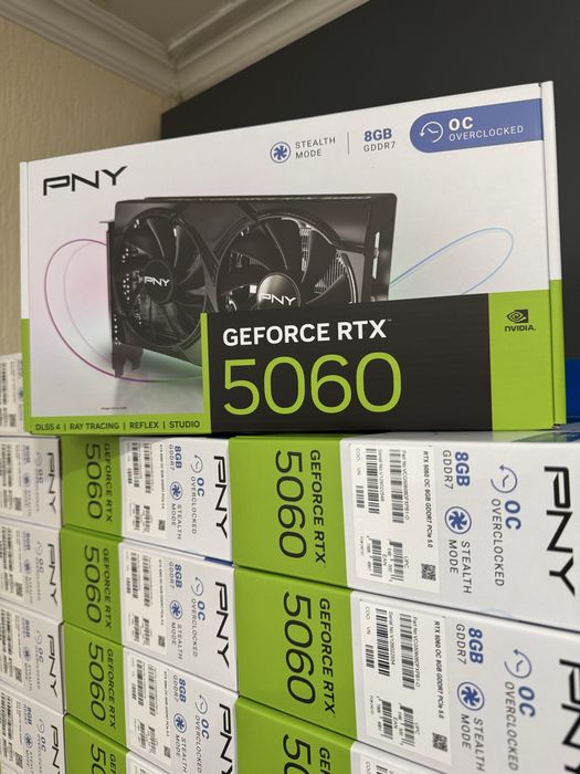 Продам новые RTX 5060 PNY OC