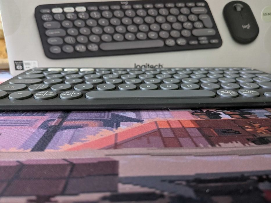 [Комплект клавиатура и мишка] Logitech Pebble 2 Combo - графит