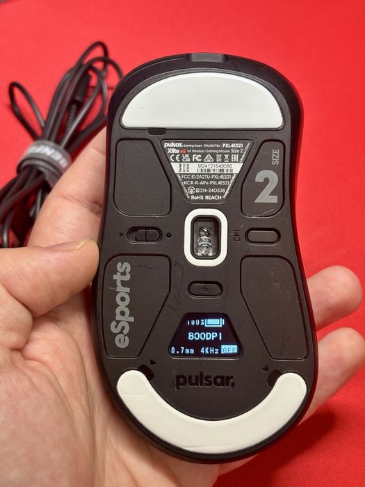 Mouse Gaming Pulsar Xlite v4 eS - Medium, Negru