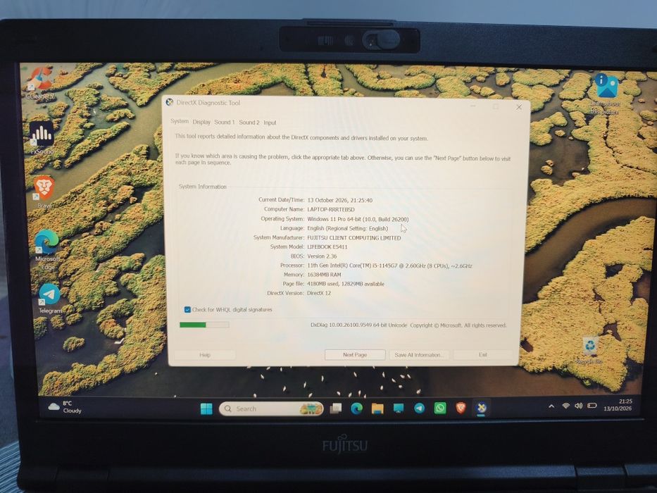 Laptop Fujitsu Lifebook