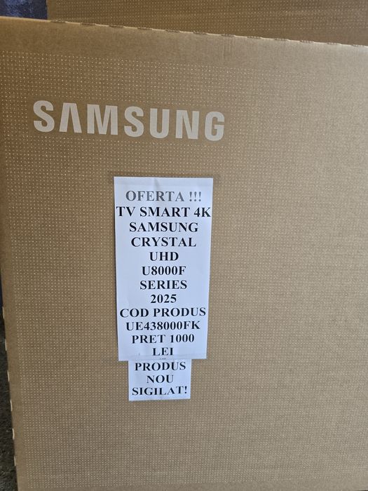 ‼️Samsung Smart Crystal UHD 4K 2025 SIGILAT ‼️