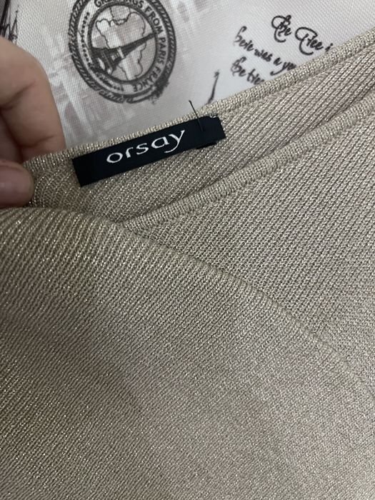 Rochie aurie Orsay nepurtata