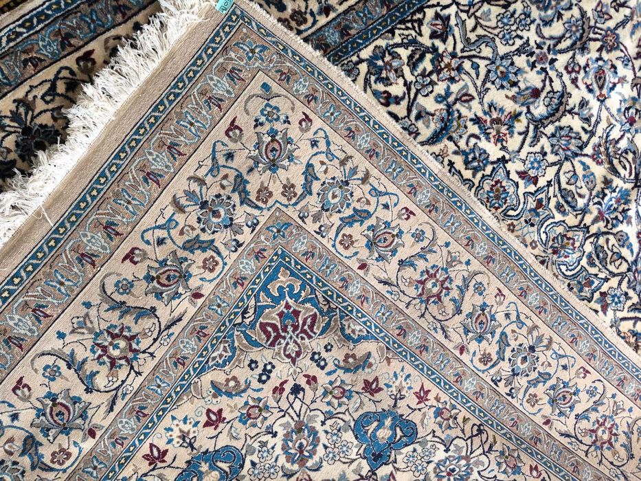 Covor oriental Nain 9La lana matase 360 x 200 covor persan autentic