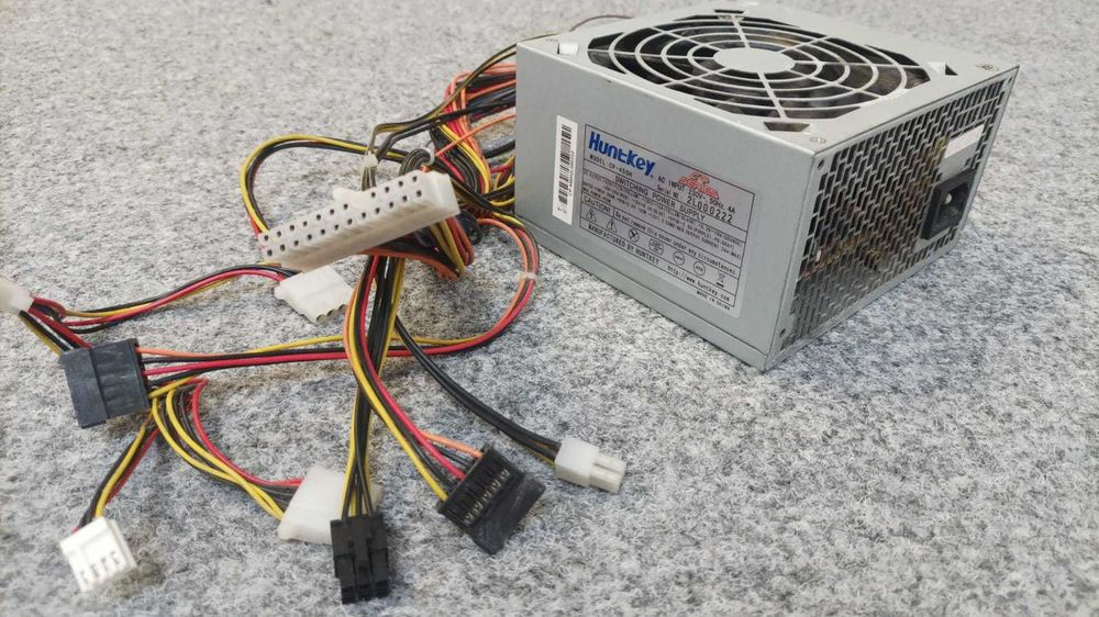 Блок питания HuntKey CP-450H c 6pin разъемом для видеокарты