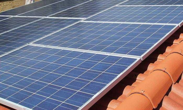 KIT Structura montaj 3 panouri solare fotovoltaice acoperis tigla