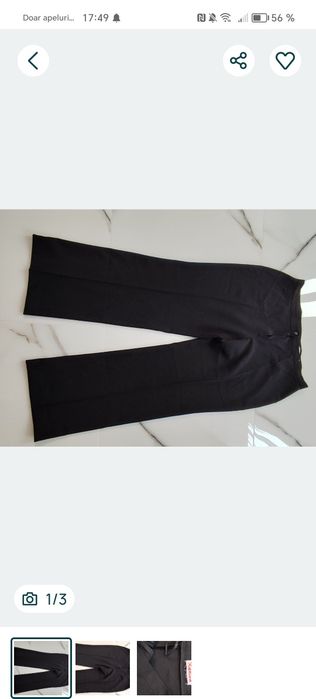 Pantaloni evazați dama XL
