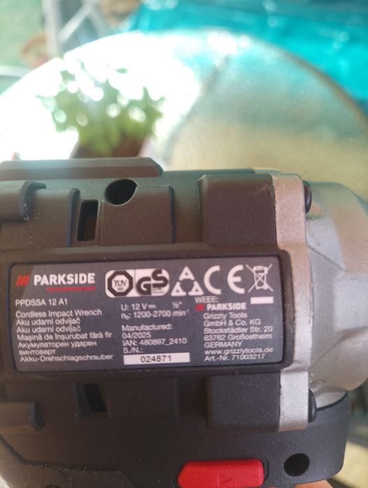 Гайковерт Parkside 12v