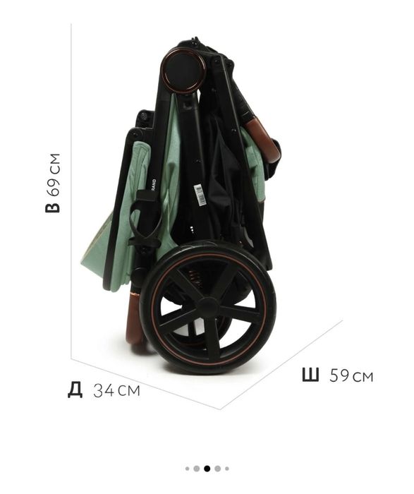 Маневренная коляска в идеальном состоянии